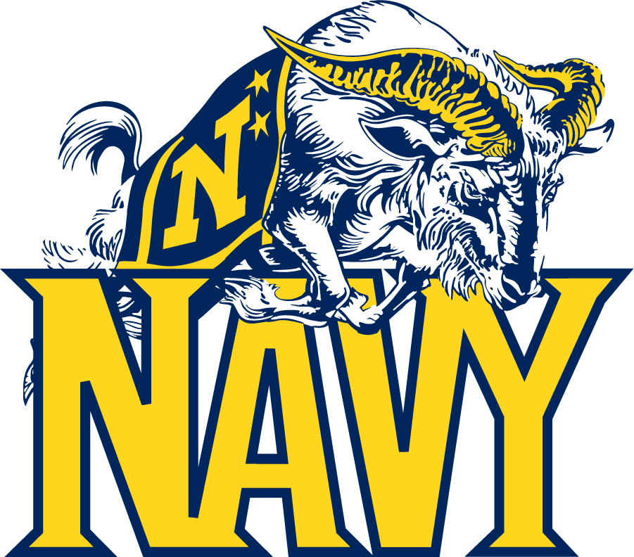 Navy Midshipmen 1996-2009 Alternate Logo iron on transfers for T-shirts